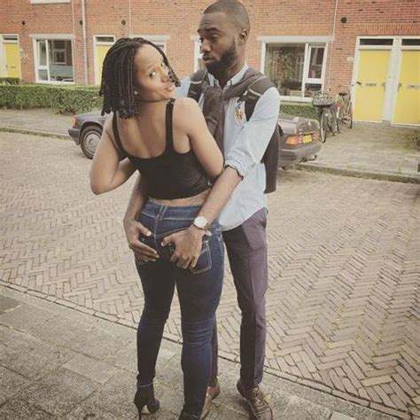 bad guy fan grabs maheeda s butt as they take a photograph together romance nigeria