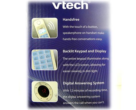 vtech twin retro designer dect 6 0 cordless phone with answering