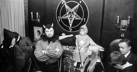 Rare Pix Of Anton Lavey Performing Satanic Rites