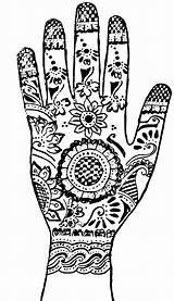 Mehndi Henna Apply Actually Before Bridal Designs Arabic Simple sketch template
