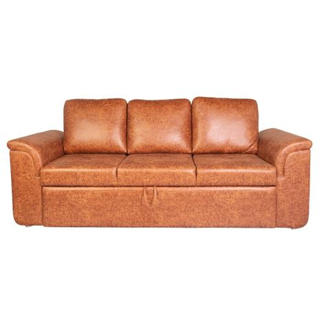 modern brown sofa cum bed for home size h 38 x w 82 x d 35 inch rs