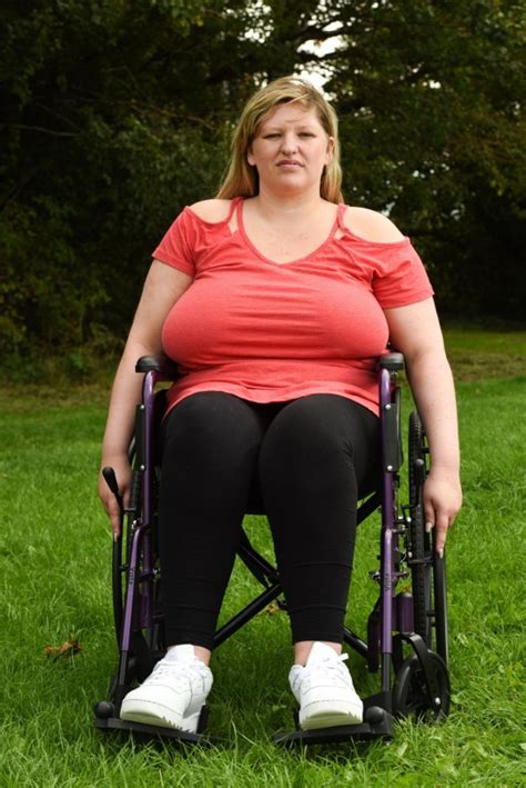 Woman S 42i Breasts Caused Her Spine To Collapse And Left Her Using A