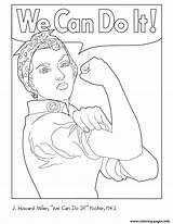 Riveter Coloring Pages Rosie Rockwell Norman Printable Sheets Women Equality Color Drawing Google Search International Kids Choose Board Inspirational sketch template