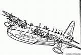 Kampfflugzeug Messerschmitt Malvorlagen Sunderland 100s sketch template