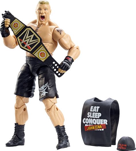 wwe elite collection series  brock lesnar amazonca toys games