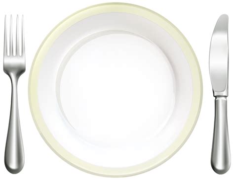 white place setting png clipart  web clipart