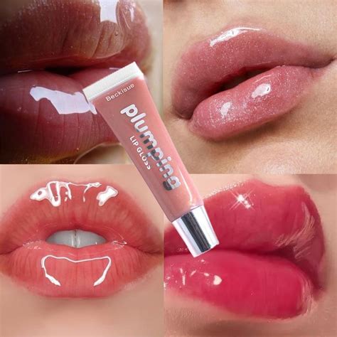 cheap moisturizing gloss plumping lip gloss lip plumper makeup glitter