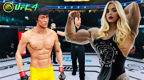 Ps5 Bruce Lee Vs Muscular Jok Blonde [ea Sport Ufc 4]🥊 Youtube