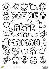 Coloriage Fete Meres Maman Fête Fetes Coloriages Magique Colorier Maternelle Grands Mères Gratuits Jolie sketch template