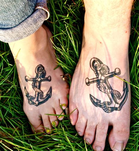 20 cute matching anchor tattoos for couples entertainmentmesh