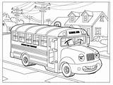 Kolorowanka Autobus Szkolny sketch template