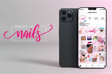 valley nails build graphic