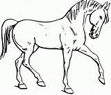 Horse Kidscolouringpages sketch template