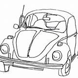 Coloring Beetle Volkswagen Pages Vw Color Bug Place Drawing Car Getdrawings Getcolorings Colorings sketch template