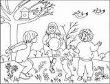 Colorat Primavara Planse Desene Fise Desenat Vara Peisaj Scoala Anotimpul Flori Jocuri Jocurile Sau Copiilor sketch template