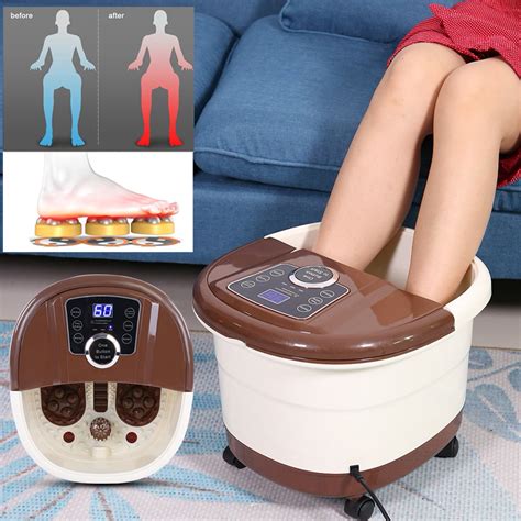 herchr foot massager pedicure tub portable foot spa bath massager