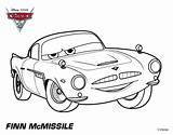 Coloring Cars Mcmissile Finn Pages Hdimagelib Credit Larger sketch template
