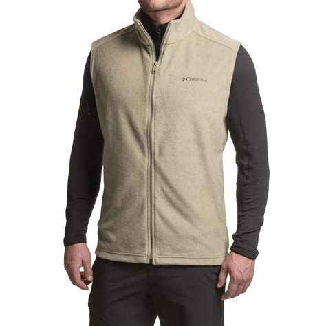 columbia sportswear steens mountain fleece vest  big men