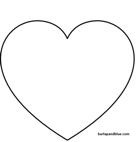 heart template  outlines  templates  sewing  crafts