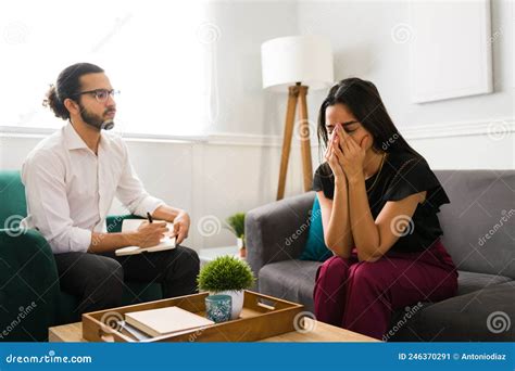 Heartbroken Woman With A Lot Of Mental Health Problems Stock Image