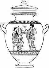 Greek Vase Ancient Coloring Pages Drawing Clip Greece Clipart Etc Vases Usf Edu Sketch Pottery Printable Template Gif Sketchite Getdrawings sketch template