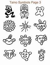 Taino Symbols Puerto Tainos Taínos Indios Petroglifos Tatuajes Petroglyphs Coqui Bohio Goddess Borinquen Rican Atabey Significados Símbolos sketch template