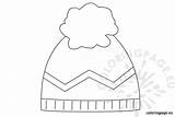 Snowman Scarf Coloringpage Mittens Mitten sketch template