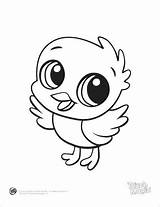 Cute Bird Coloring Pages Baby Color Getcolorings Print Printable sketch template