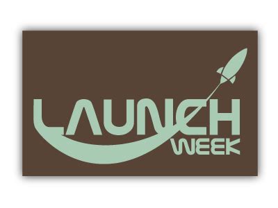 launch week logo  chris faulkner  dribbble