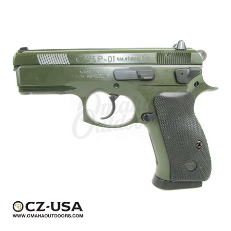cz p full od green pistol mm   omaha outdoors
