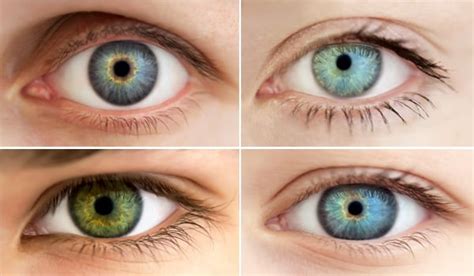 human eye color chart