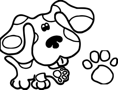 paw print coloring page high quality educative printable