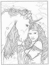 Ausmalbilder Unicorn Fantasia sketch template