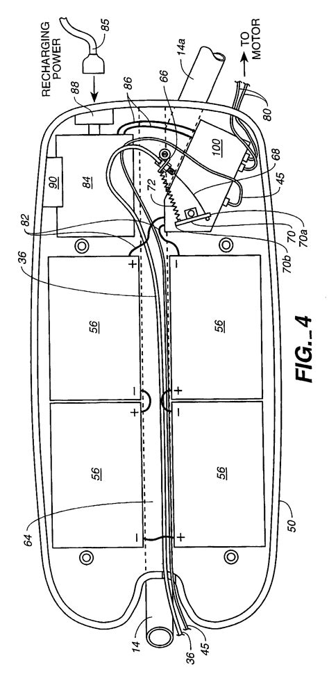 patent  electrically integrated scooter  dual suspension  stowage mechanism