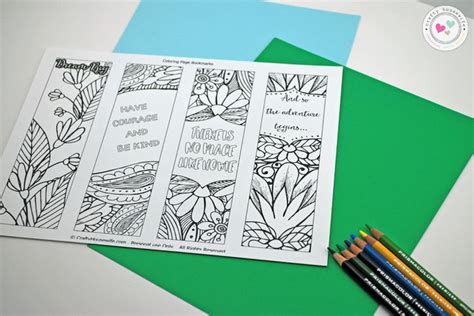 printable adult coloring page  bookmarks  printable