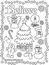 Christmas Pages Coloring Believe Poster Printable Parenting Leehansen Color Printables Seniors Posters Teens Sheets Adult Print Link Open Click Getcolorings sketch template