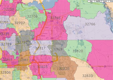 27 Orlando Fl Zip Code Map Maps Online For You