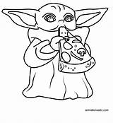 Yoda Grogu Mandalorian Colorir Desenhos Crayola sketch template