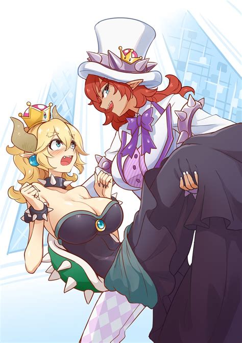 bowsette mario series new super mario bros u deluxe and super mario odyssey drawn by