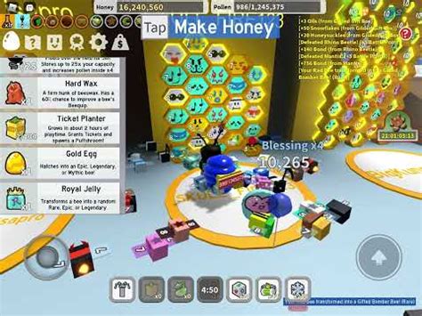 golden egg   gifted royal jelly  bss bee swarm simulator
