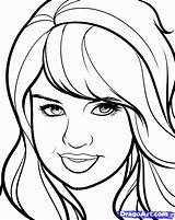 Coloring Debby Ryan Draw Step Sheets Added Drawing sketch template