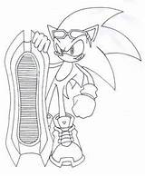 Sonic Coloring Pages Riders Drawings sketch template