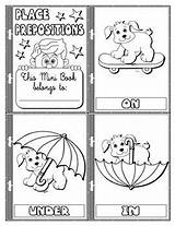 Coloring Preposition Place Prepositions Worksheets Colouring Pages Worksheet Book Mini Esl Vocabulary Games Kids Template Activities Books Kindergarten Exercises Choose sketch template