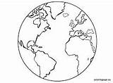 Globe Template Templates Earth sketch template