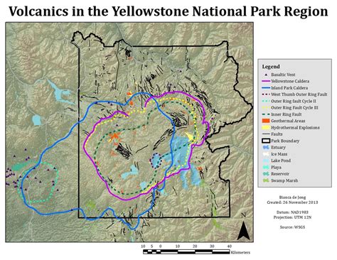 Methodology Volcanic Hazard Map Of Yellowstone National Park