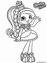 Coloring Pages Shoppies Jessicake Kids Printable sketch template