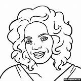 Oprah Coloring Winfrey Pages Drawing Thecolor Color People Google Colour History Search Gif sketch template