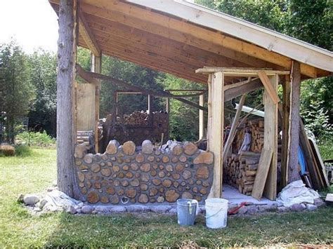 creativity  build natural cord wood home   images
