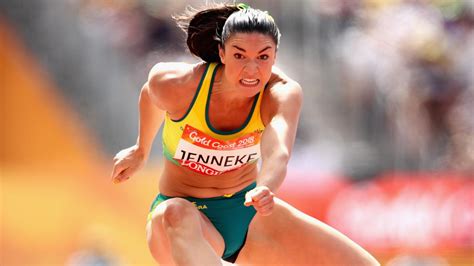 michelle jenneke jiggle video qualifies for final for 100m hurdles at