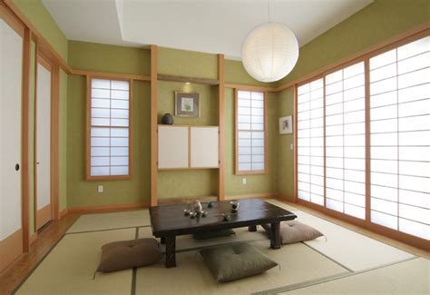 Traditional Japanese Asian Living Room Los Angeles